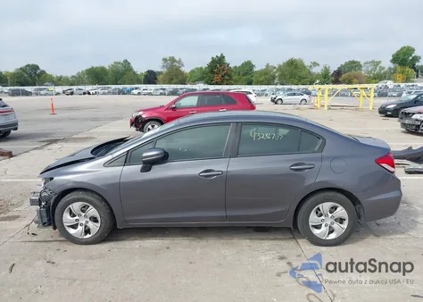 2015 Honda Civic Lx из США, поврежденный, VIN 19XFB2F58FE242828